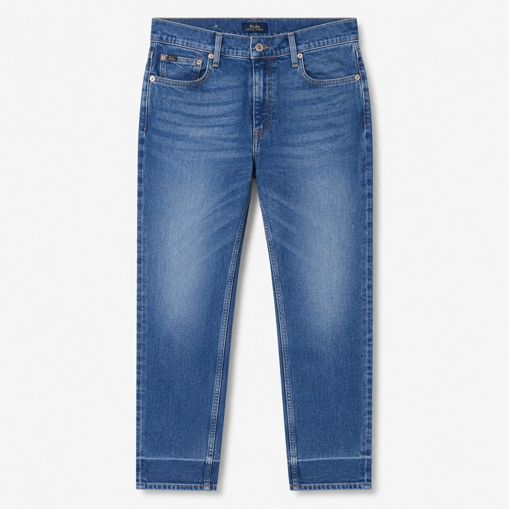 Polo Ralph Lauren The Tompkin Mid Rise Skinny Jeans Blue Size 32